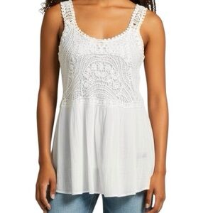LRL Lauren Ralph Lauren Crocheted Tank Top‎ L